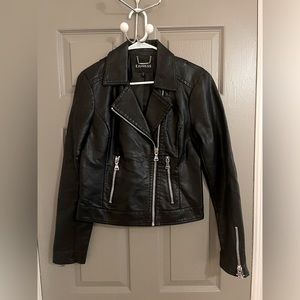 Express Faux Leather Moto Jacket